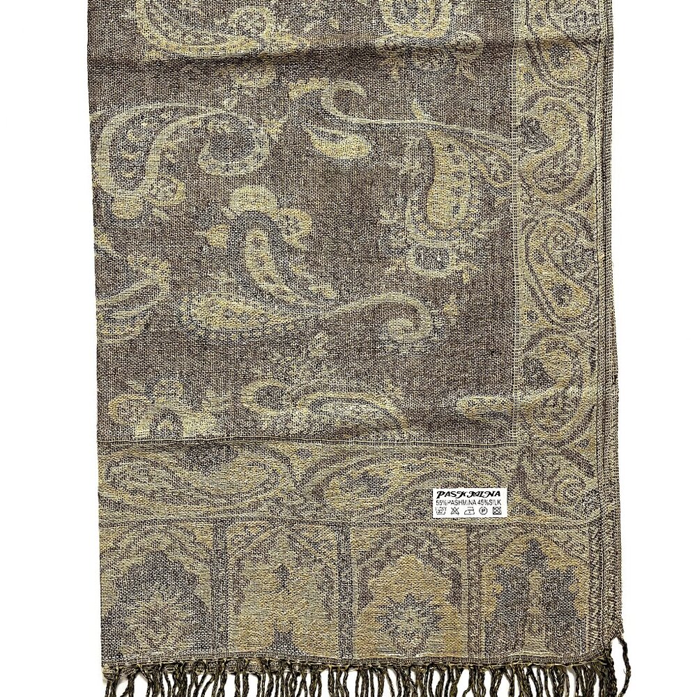 Women's Double-Side Pashmina Shawl/Scarf Wrap - Picture 3 of 4